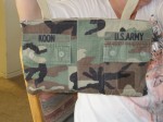 Bag made from Army BDU